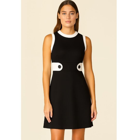 Perceptions Dresses & Skirts - Perceptions Black and White Sheath Dress